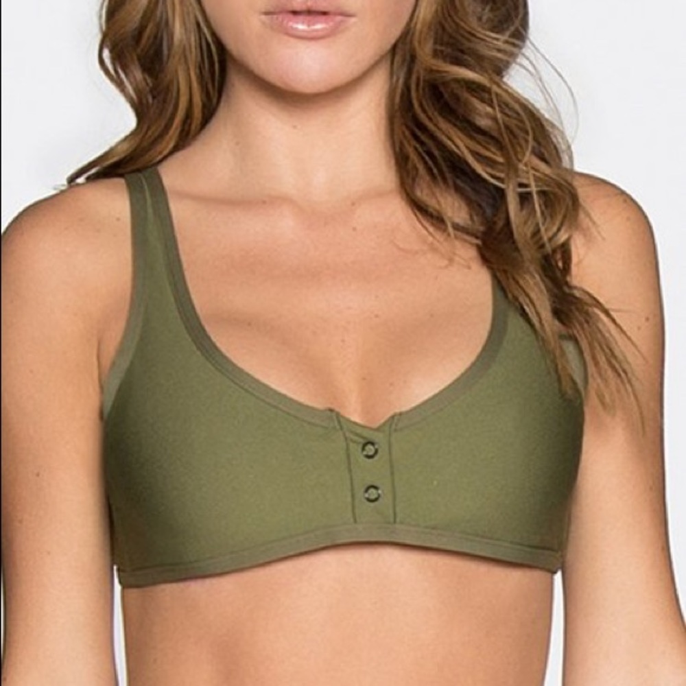Tavik- Marlowe Ribbed Bikini Top Size S